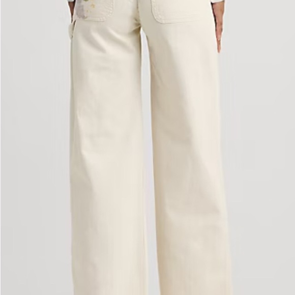 Lauren Ralph Lauren Plus size floral wide leg jeans SIZE 12 NWT - Picture 4 of 5